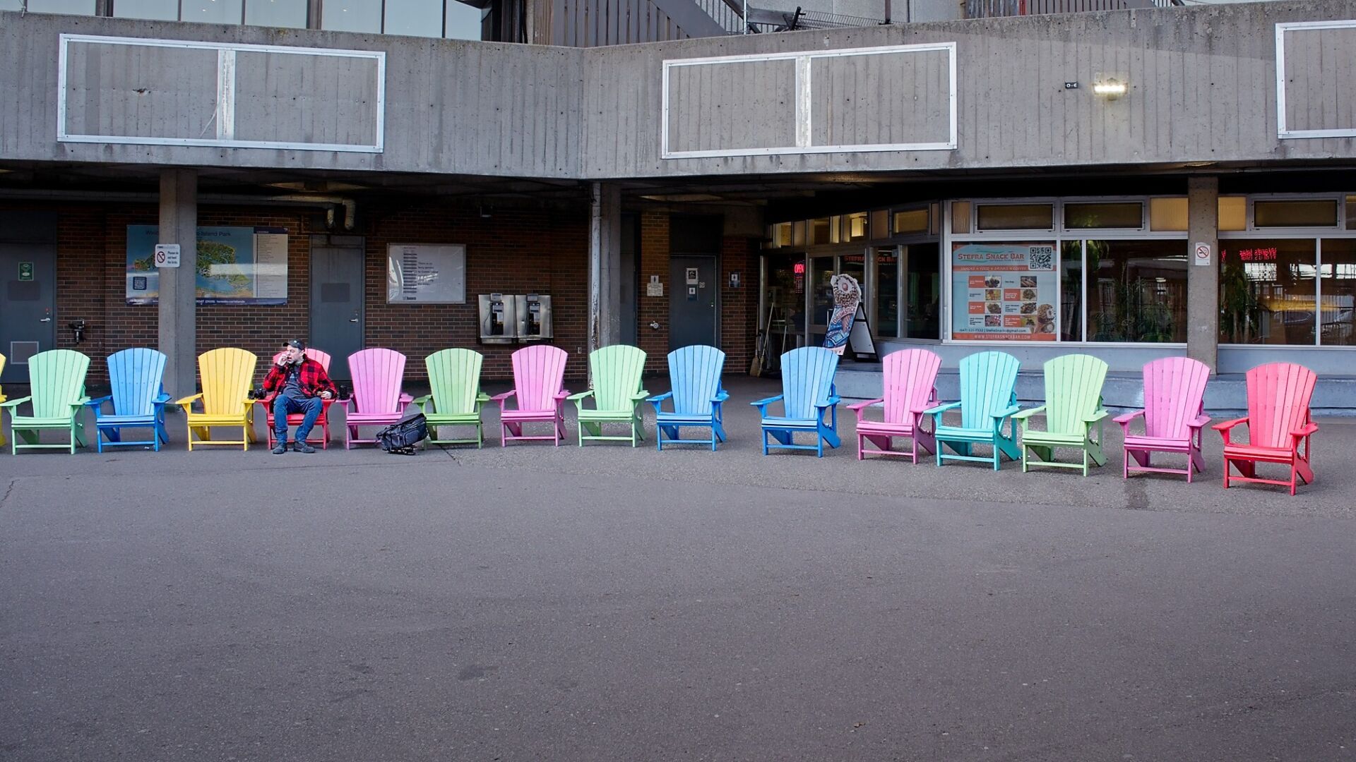 Ferry Terminal in winter