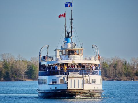 Ferry approaching the Toronto Terminal