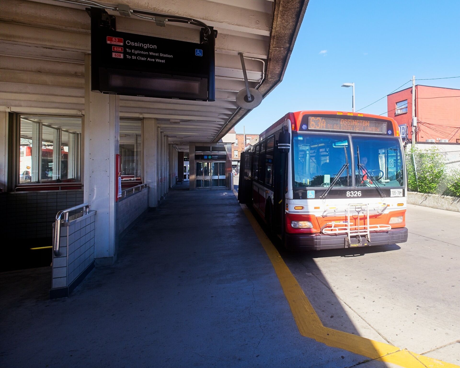 Bus bay