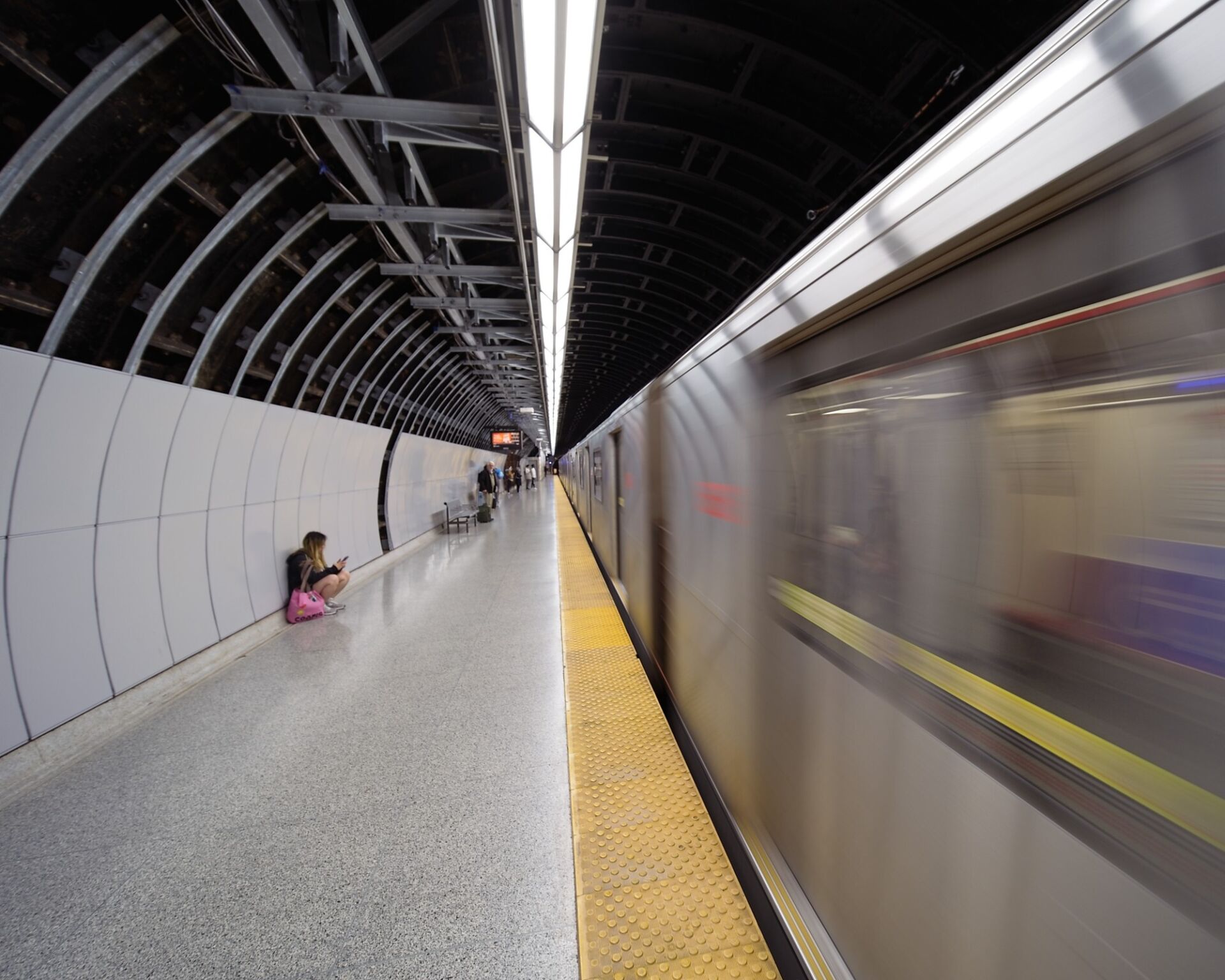 After years the TTC has started to finally put the wall panels on.