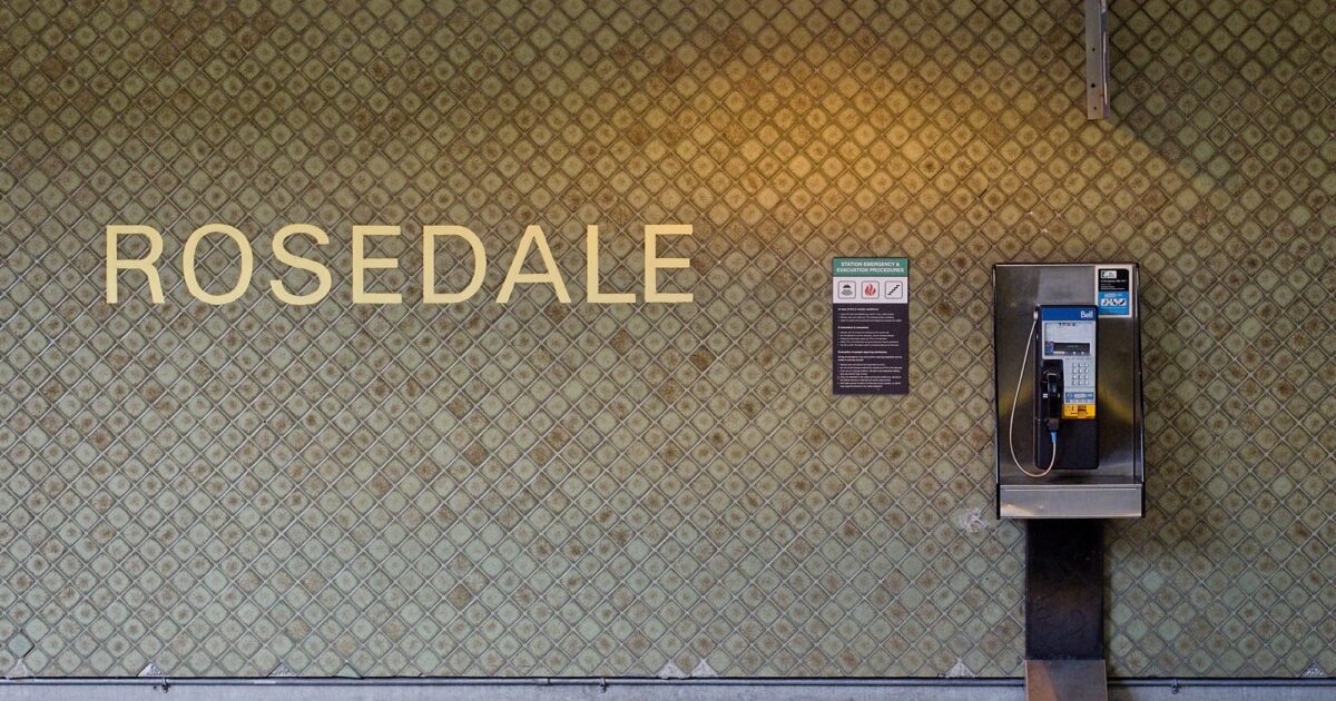 Rosedale station | TTC Mapper
