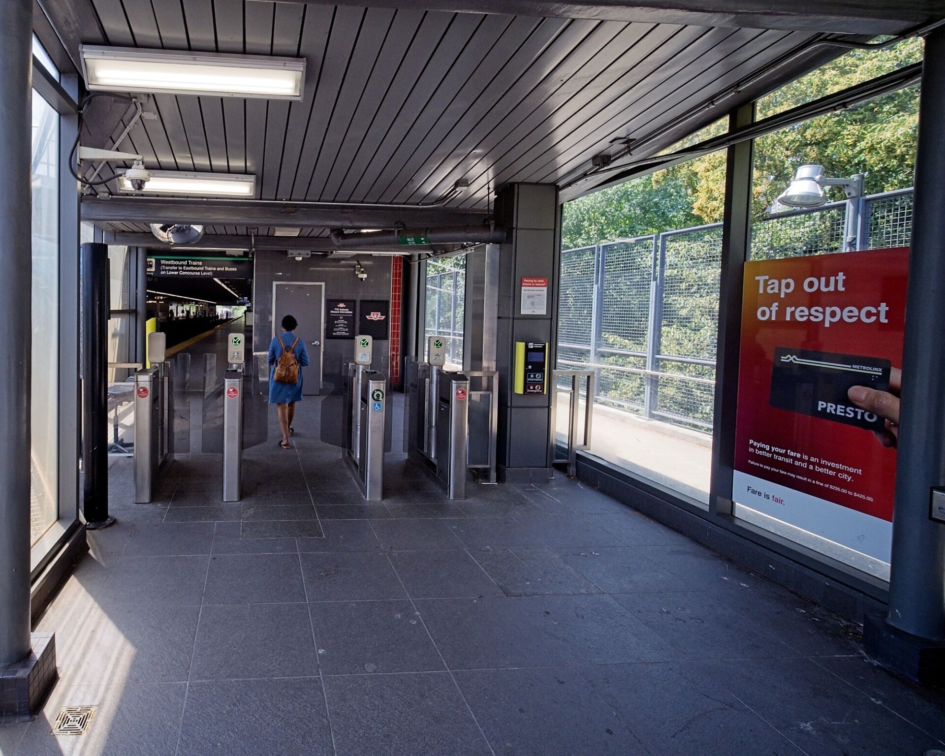 Rear entrance