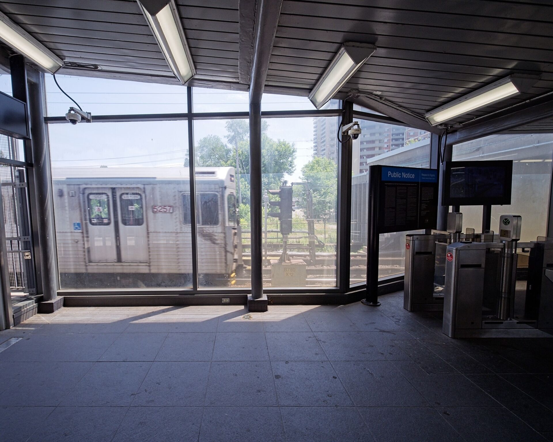 Rear entrance