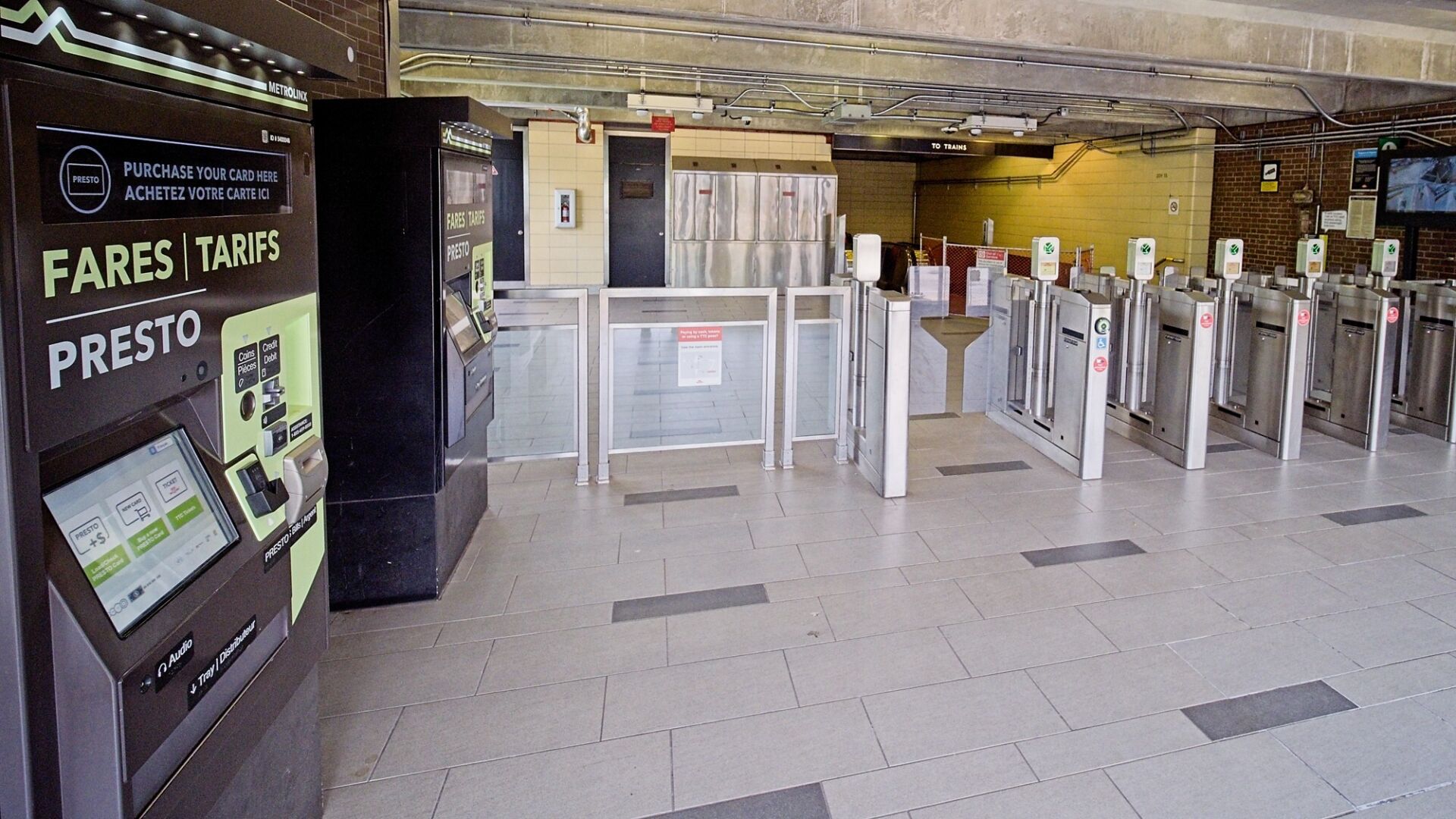 South entrance payment gateways.